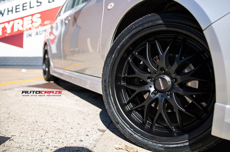 SUBARU IMPREZA CHEETAH SPORTS BLACK SUEDE
